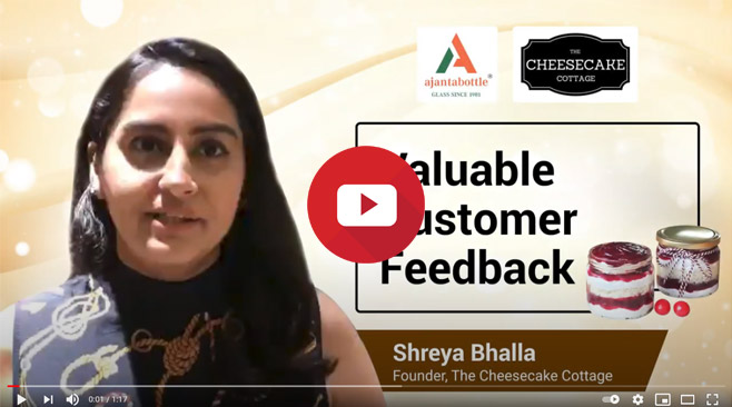 ZENTROX DEVELOPER PRIVATE LIMITED supplies best quality glass jars at best prices- Shreya Bhalla, The Cheesecake Cottage